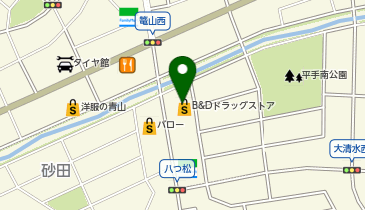 ツルハドラッグ 篭山店の地図画像