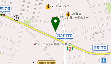 ツルハドラッグ 豊田前山店の地図画像