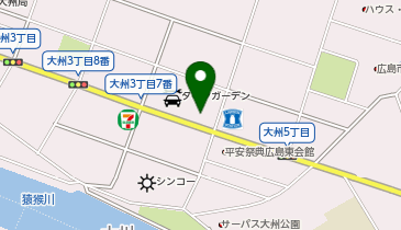 ウォンツ 大州店の地図画像