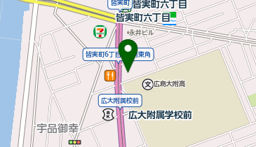 ウォンツ 皆実町店の地図画像
