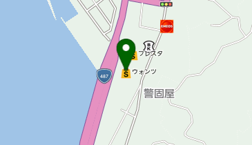 ウォンツ 警固屋店の地図画像