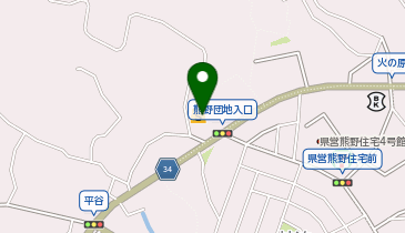 ウォンツ 熊野平谷店の地図画像