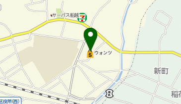 ウォンツ 船越店の地図画像