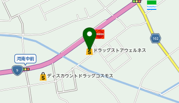 ウェルネス 神門店の地図画像