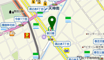 ツルハドラッグ 渡辺通店の地図画像