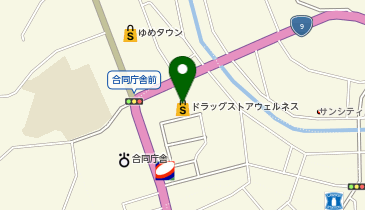 ウェルネス 片庭店の地図画像