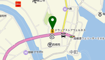 ウェルネス 西郷店の地図画像