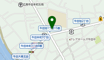 ウォンツ 牛田旭店の地図画像