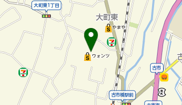 ウォンツ フジ古市店の地図画像