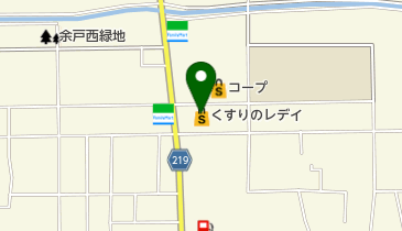 くすりのレデイ 余戸店の地図画像
