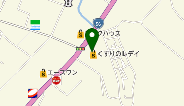 くすりのレデイ 寄松店の地図画像