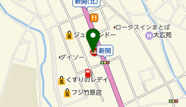 くすりのレデイ フジ竹原店の地図画像