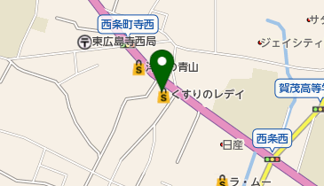 くすりのレデイ 広島西条店の地図画像