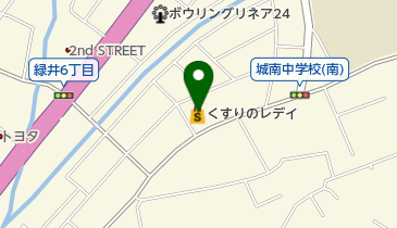 くすりのレデイ 川内店の地図画像