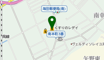 くすりのレデイ 海田店の地図画像