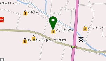 くすりのレデイ 脇町店の地図画像