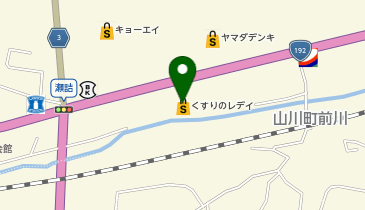 くすりのレデイ 山川店の地図画像