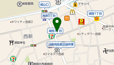 ツルハドラッグ 西新店の地図画像