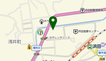 ウェルネス 浜田医療センター前店の地図画像