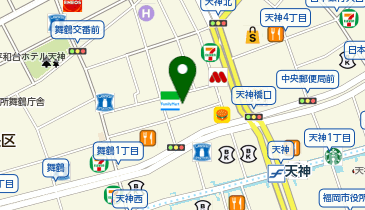 ツルハドラッグ 天神北店の地図画像