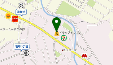 ドラッグイレブン 大野城若草店の地図画像