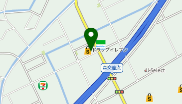 ドラッグイレブン 姶良西餅田店の地図画像