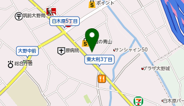ドラッグイレブン 白木原店の地図画像