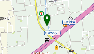 ドラッグイレブン 江津店の地図画像