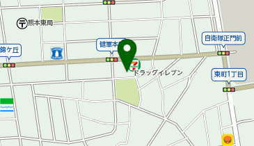 ドラッグイレブン 健軍店の地図画像