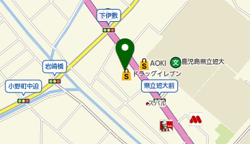 ドラッグイレブン 伊敷店の地図画像