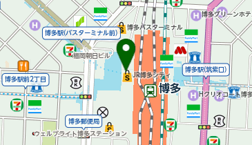 ドラッグイレブン アミュプラザ博多店の地図画像