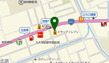 ドラッグイレブン 伊都店の地図画像