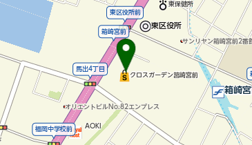 ドラッグイレブン 筥崎宮前店の地図画像