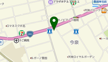 ドラッグイレブン 天神今泉店の地図画像