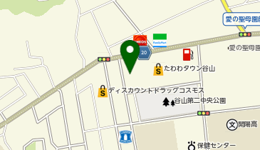 ドラッグイレブン たわわタウン谷山店の地図画像
