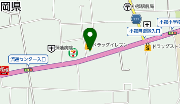ドラッグイレブン 小郡店の地図画像