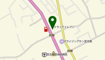 ドラッグイレブン平良久貝店の地図画像