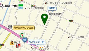 ツルハドラッグ 盛岡神明町店の地図画像