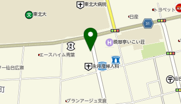 ツルハドラッグ 東北大学病院前店の地図画像