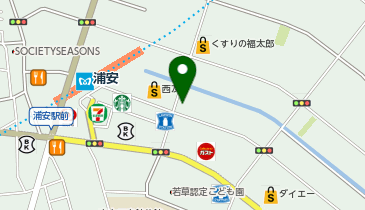 くすりの福太郎浦安駅前店の地図画像