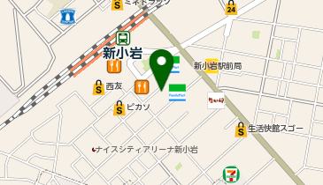 薬局くすりの福太郎 新小岩駅前店の地図画像