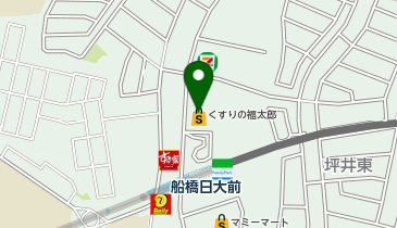 くすりの福太郎船橋日大前店の地図画像