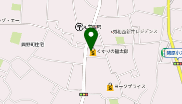 くすりの福太郎西新井店の地図画像