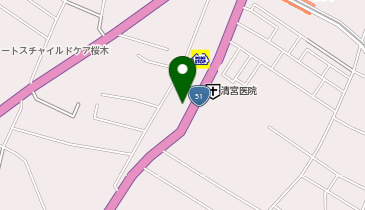 くすりの福太郎千葉桜木店の地図画像