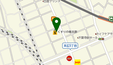 調剤薬局くすりの福太郎 末広店の地図画像