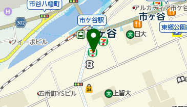 文教堂 市ケ谷店の地図画像