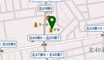 文教堂 北49条店の地図画像