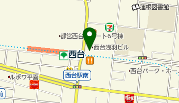 文教堂 西台店の地図画像