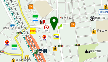 文教堂 赤羽店の地図画像