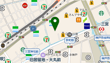 ジュンク堂書店 三宮店の地図画像